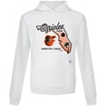 thumbnail image 2 of Men's Levelwear White Baltimore Orioles Sunrise Relay Hoodie, 2 of 3
