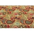thumbnail image 2 of Rubber Collection Paisley Beige Multi Color Runner Rug Printed Slip Resistant Rubber Back Latex Contemporary Modern 2 x 5 Rug Runner ( 23"x59" ), 2 of 5