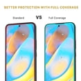 thumbnail image 4 of Bemz Full Coverage Tempered Glass Screen Protector Shield (Finger Print Sensor Compatible) for Samsung Galaxy A54 5G - Black Edge Clear, 4 of 6