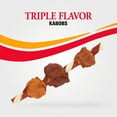 Good 'n' Fun Triple Flavor Kabobs, Rawhide Chews for All Dogs, 72 Count
