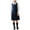 Sets-346Navy, variant on Girls 3-Piece School Uniform Set Long Sleeve Shirt Sleeveless Button Front Pleated Dress Bow-Tie Little Kid Preppy Class Wear Performance Outfit