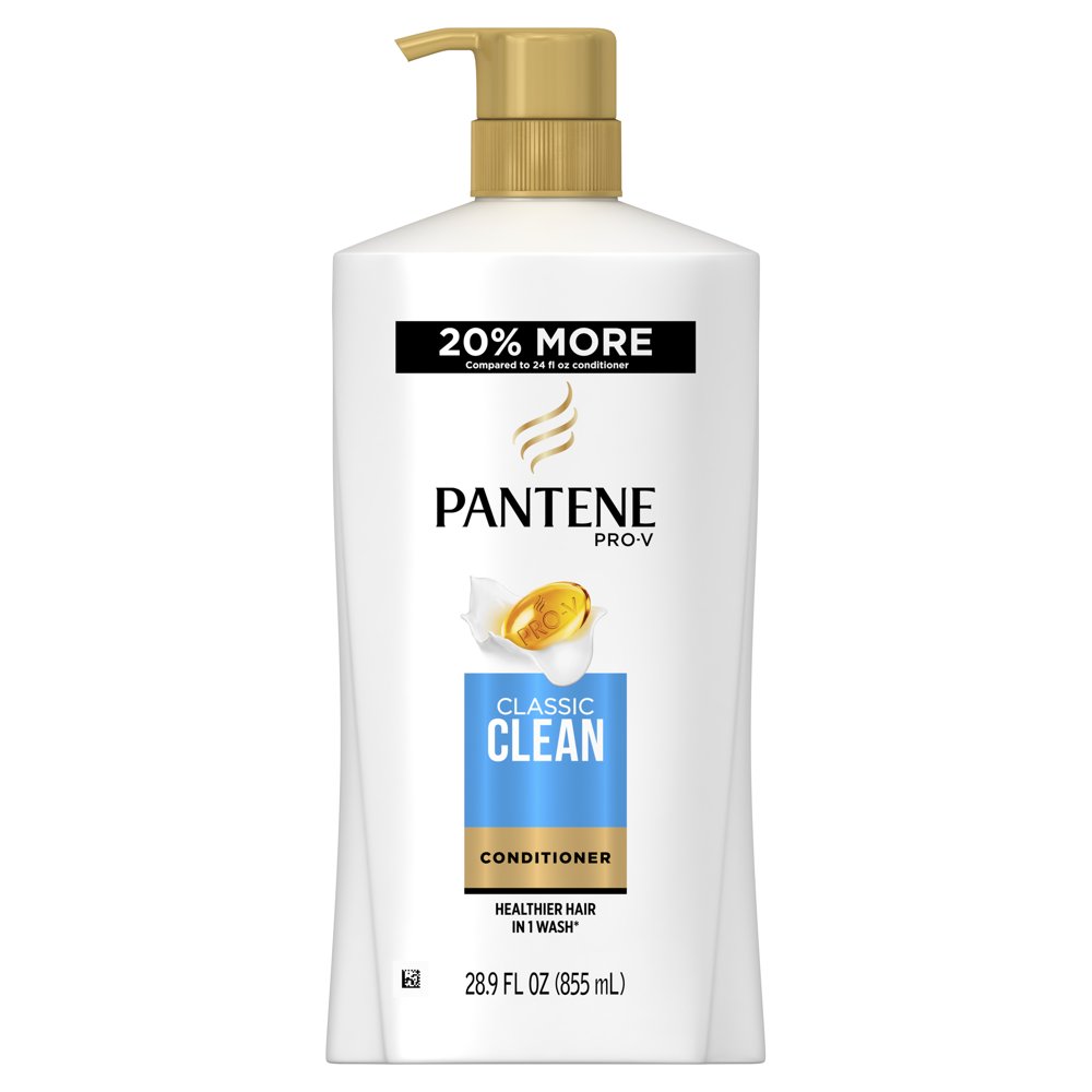 Pantene Conditioner, Classic Clean for Any Hair Type, 28.9 fl oz