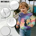 thumbnail image 6 of DISNIMO Cat Printed Sweatshirt for Toddler Girl Fall Winter T-Shirts Long Sleeve Pullover Tops Crewneck Sweater for Fall Winter 5-6 Years, 6 of 7