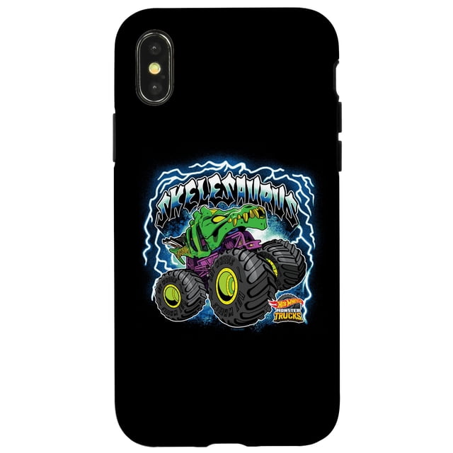 Funda para teléfono Hot Wheels Monster Trucks Skeletaurus iPhone X/XS