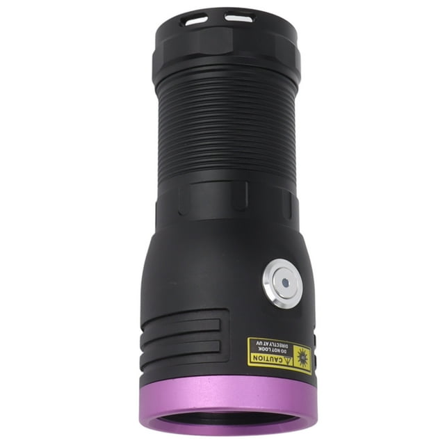 Linterna De Luz Negra, Linterna UV De Luz Negra Rendimiento De Disipación De Calor Antideslizante Carcasa De aleación De Aluminio Recargable Para Exteriores
