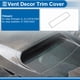 thumbnail image 4 of Recubrimiento del ventilador de salida de aire del capó Unique Bargains para Jeep Wrangler JL JLU 2018-2024, recubrimiento decorativo exterior ABS blanco 15x4.5cm 7 piezas, 4 of 7
