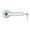 Silver NO Tuya, variant on Bluetooth-compatible Fingerprint Door Lock with 2 Keys Password Handle Lock Keyless Entry Electronic Door Knobs Lock for Bedroom ,Flexible Password Options