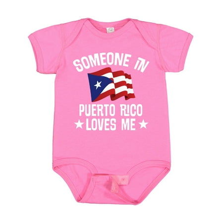 

Inktastic Someone in Puerto Rico Loves Me Gift Baby Boy or Baby Girl Bodysuit