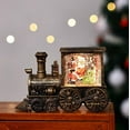 thumbnail image 1 of ZZkhGO Santa Claus Water Train, Painted Christmas Night Light, Interactive Moving Ornament with Flooded Base Battery, 1 of 6