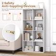 thumbnail image 3 of Auranook 9-Cube Open Bookshelf w/ Anti-tip Kits Home Modern Style Storage Shelf for Study, 3 of 8