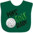 thumbnail image 3 of Inktastic Pops' Golf Buddy with Golf Ball Boys or Girls Baby Bib, 3 of 4