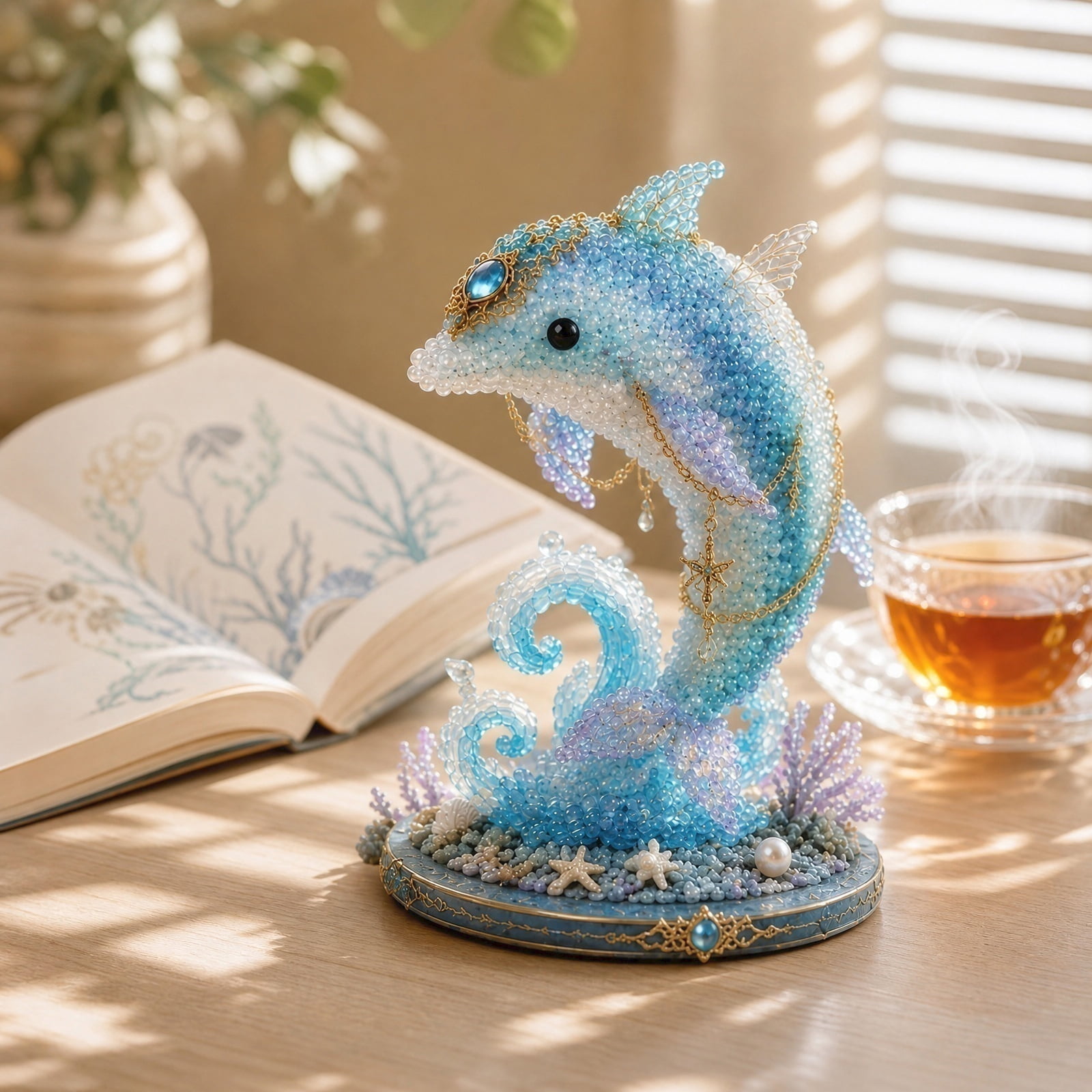 Mythical Ocean Beading Kits - Luxury 3D Beaded Animal Kit