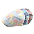 thumbnail image 6 of Newsboy Caps Advanced Flat Vintage Plaid Contrast Colors Men Hat for Daily Wear, 6 of 8