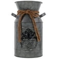 thumbnail image 3 of Yongwei Vintage Galvanized Milk Can Vase with Handle Rope - Rustic Farmhouse Decor, 3 of 10