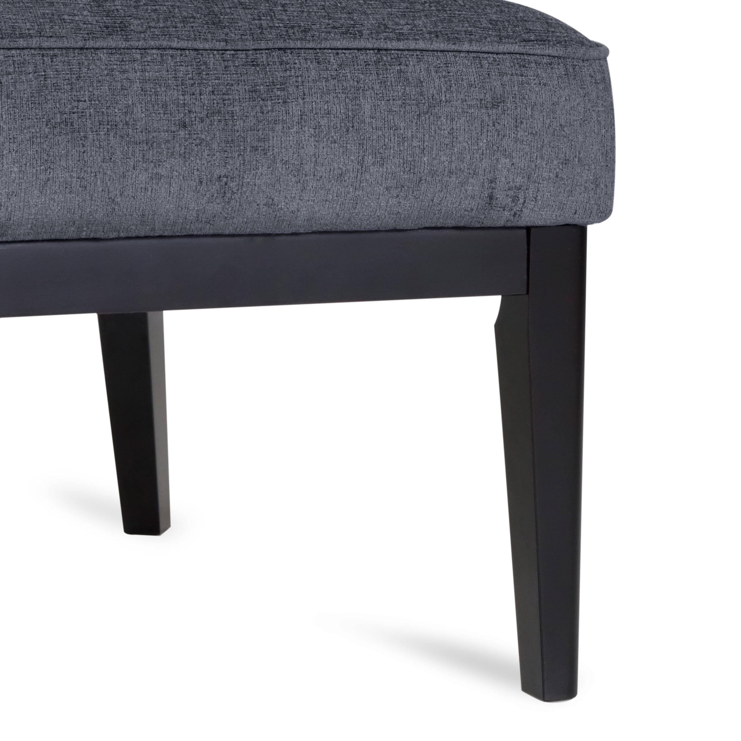Noble House Suncook Fabric Tufted Club Chair, Set of 2, Charcoal