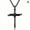 Black, variant on Fashion Stainless Steel Nail Rope Cross Pendant Necklace Jewelry For Men Present S8Q5