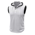 thumbnail image 4 of Men's Training Vest for Gym and Fitness Performance Vest with Hooded Design for Summer Running and Workout, 4 of 7