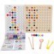 thumbnail image 2 of Juguetes de educación temprana para niños, entrenamiento de concentración, espejo de madera, simetría, Clip de pensamiento, cuentas, rompecabezas, juego de cuentas, 2 of 3