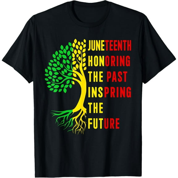 Juneteenth_Shirt Outdoor Tops Sports T-shirt Casual Graphics Tops Gift Tee Medium Man Women