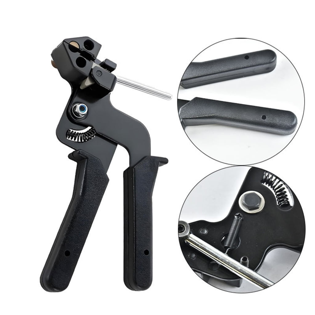 MOMOJIA Zips Cable Tie Pliers Hand Fastening Straps Cutting Wrap Tool for Strong Binding
