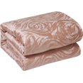 thumbnail image 3 of Nanshing Missy 7 Piece Luxury Glam Floral Comforter Set, Blush, Queen, 3 of 10
