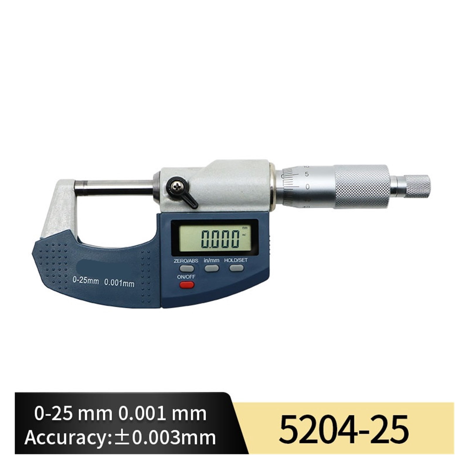 0-25 mm Electronic Micrometer Digital 0.001 mm Outside Gauge Caliper Digital Electronic Micrometer ,Precision Measuring