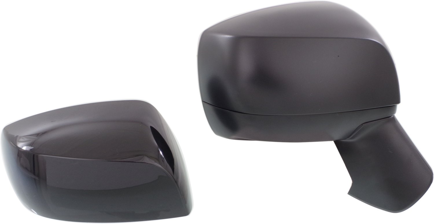Mirror Compatible With 2012-2014 Subaru Impreza 2013-2014 XV Crosstrek Right Passenger Side Heated 1 Paintable and Textured Black Cap Kool-Vue