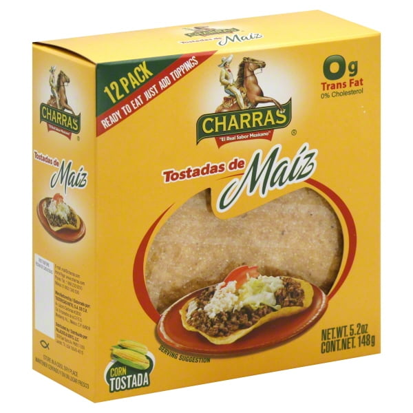 Palacios & Sons Charras Tostadas, 12 ea
