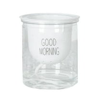 Lusxy Self Watering Planter , African Violet Pots, Clear Plastic Automatic-Watering Planter Flower Pot Square Plant Pot for Various Plants / Flowers / Succulent Plants