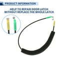 thumbnail image 4 of Cable de pestillo de puerta Unique Bargains No.6973060020 para Toyota Land Cruiser 2008-2020 Trasero Izquierdo, 4 of 6