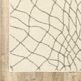 thumbnail image 4 of HomeRoots 6' X 9' Ivory And Grey Geometric Power Loom Stain Resistant Area Rug, 4 of 9