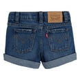 thumbnail image 2 of Levi's Toddler Girls' Girlfriend Denim Shorty Shorts, Sizes 2T-4T, 2 of 6