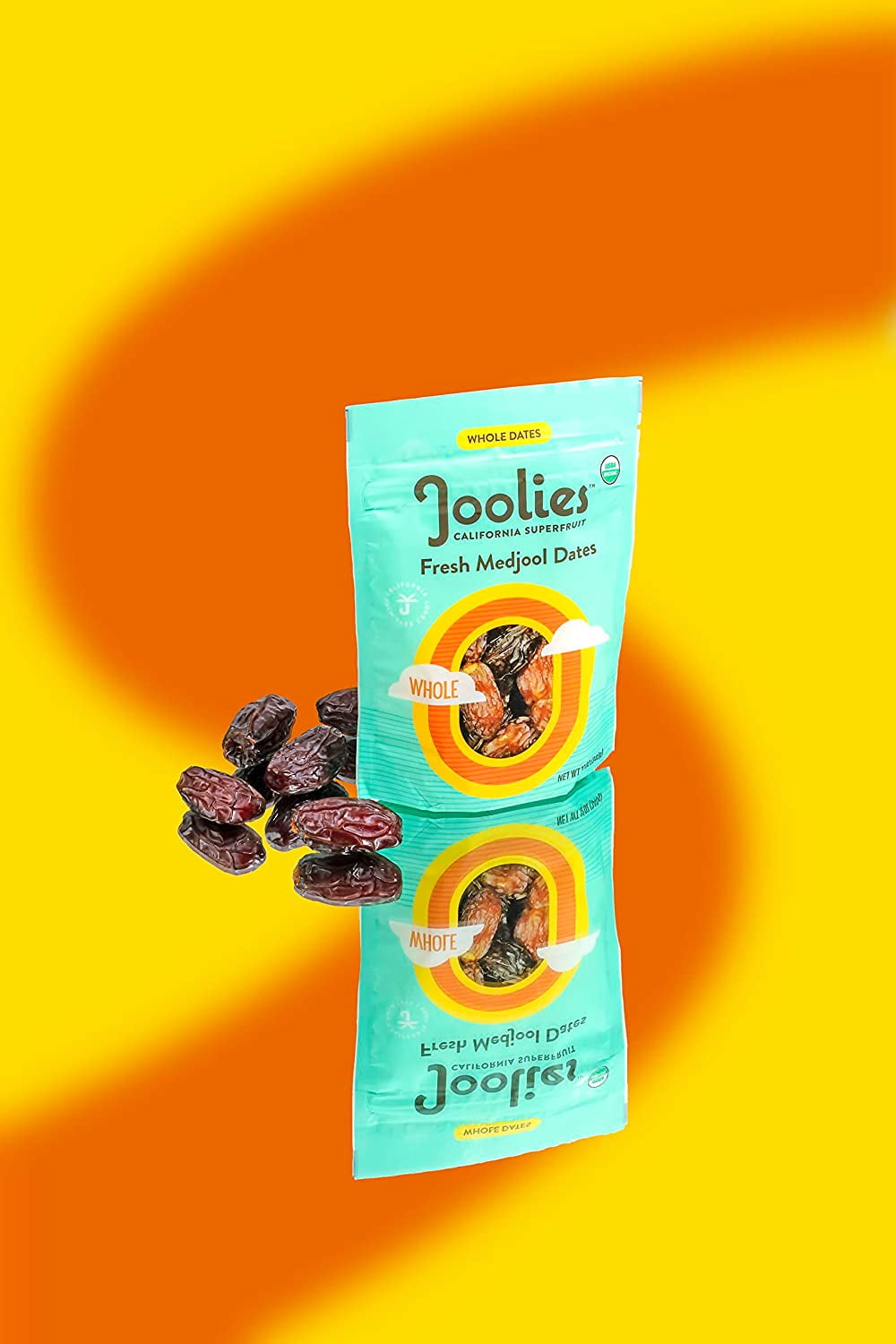 (2 pack) Joolies Organic Whole Medjool Dates, 12oz SUP