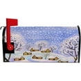 thumbnail image 5 of Coolnut Mailbox Cover Beautiful Snowy Landscape Post Mail Box Cover Magnetic Mail Wraps Cover Standard Size 20.7" L x 18" W, 5 of 5