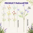 thumbnail image 3 of Artificial Small Daisies Dutch Bouquet, 1 Pack Realistic Faux Flower Vase Arrangement for Home Hotel Wedding Centerpieces Indoor Decor, 3 of 6
