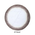 thumbnail image 3 of Better Trends Chic Round Bath Mat, 30" Diameter, 100% Cotton Non Slip Bathroom Rug, Water Absorbent, Machine Washable, (Beige) Torrent Collection, 3 of 6