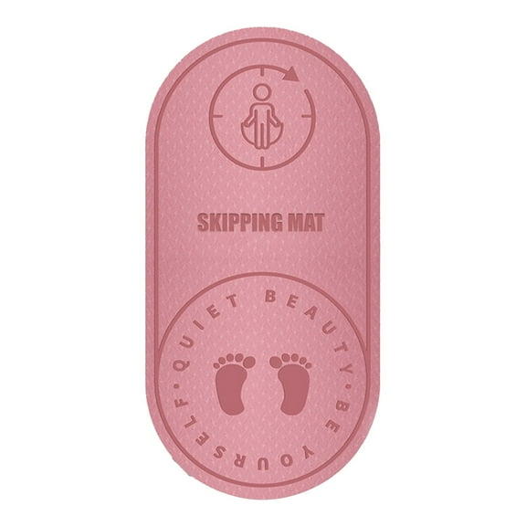 50"x24" Jump Rope Mat - Extra Large Non- Exercise Mat with High-Density Shock Absorption for Indoor/Outdoor Workouts - Home Gym Floor Protection for Concrete & Hard Surfaces