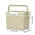 thumbnail image 2 of Camping Cooler Hard Ice Leak-Proof Retention Cooler Lunch Box Portable Small Insulated Cooler with Ice Retention–Heavy Duty Cooler for Beach, Grill, Travel,Tailgating,Small（11.35Qt）, 2 of 3