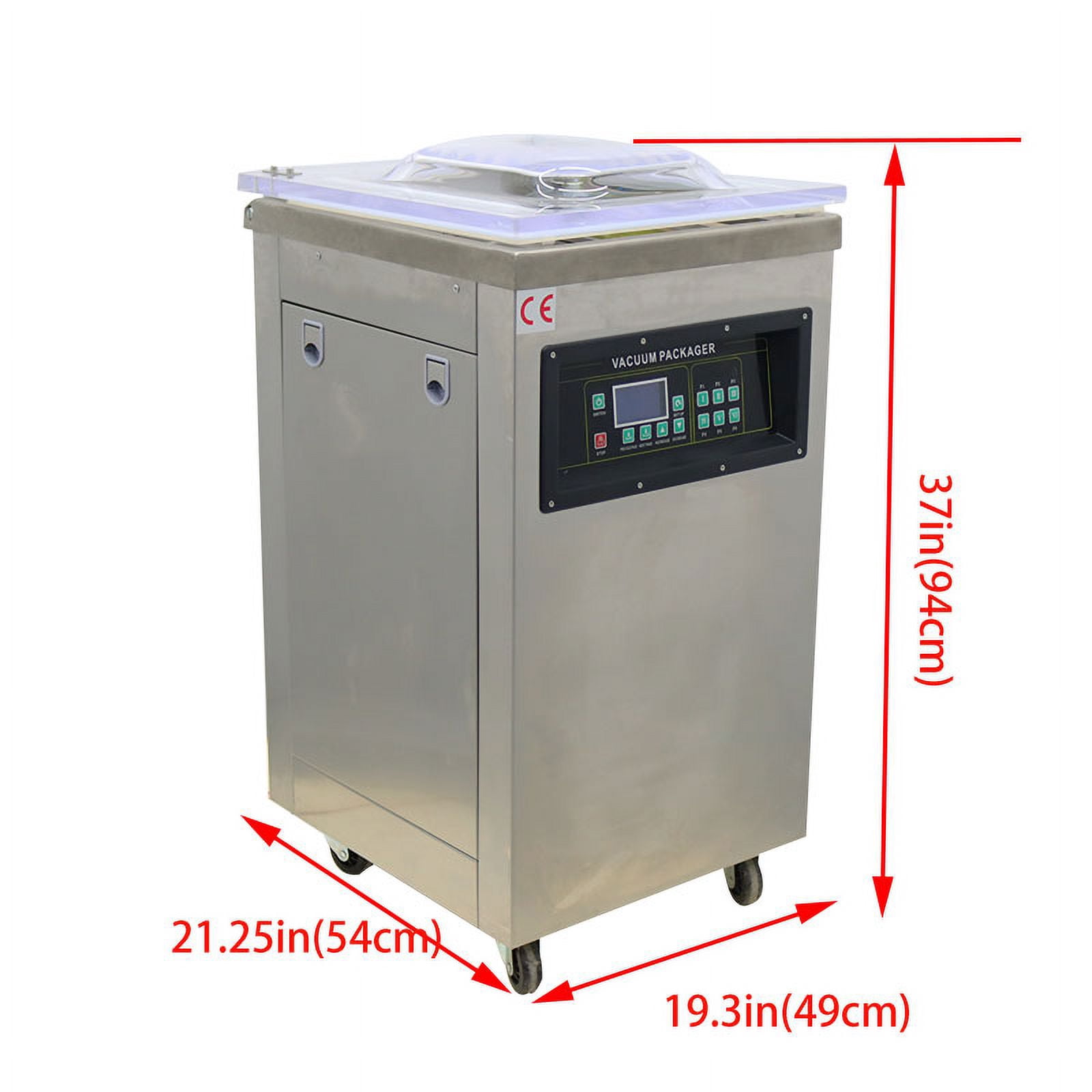 Vacuum Sealing Packaging Machine Stainless Steel Single Chamber Commercial 110V 900W