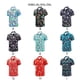 thumbnail image 4 of Guardurnaity Poliéster Decoraciones festivas Camisa navideña Camisa hawaiana divertida informal de verano para hombre Disfraces de disfraces TYPE9 NO9, 4 of 6