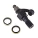 thumbnail image 4 of Aleación de Aluminio Universal Motocicleta 10mm 1,25mm Rosca Pinza de Tornillo Banjo Perno Purga Polvo Tapa para Negro, 4 of 7
