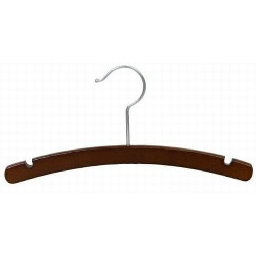 Junior S Size Walnut Wooden Top Hanger Walmart Com Walmart Com