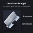 thumbnail image 3 of Soporte para portátil Gravity de aleación de aluminio para Macbook/iPad/iPhone (1 ranura plateada) Ehuebsd Para estrenar, 3 of 7