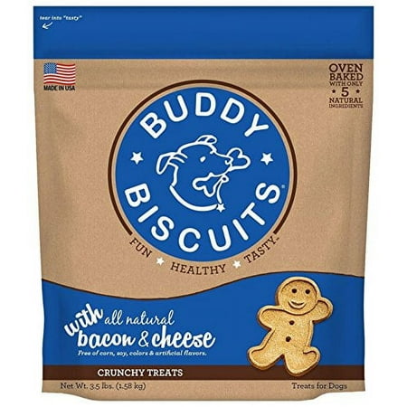 UPC: 0693804122032 | Buddy Biscuits Oven Baked Treats with Bacon & Cheese – 3.5 lb.