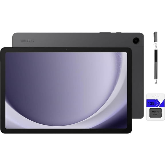 SAMSUNG Galaxy Tab A9 11'' 128GB Android Tablet, Big Screen, Quad Speakers, Upgraded Chipset, Multi Window Display, Slim, Light, Durable Design, Graphite with Mazepoly Accessories