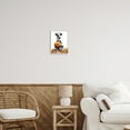 thumbnail image 3 of Stupell Industries Cow with Jack-o-Lantern Holiday Painting White Framed Art Print Wall Art, 11 x 14, 3 of 9
