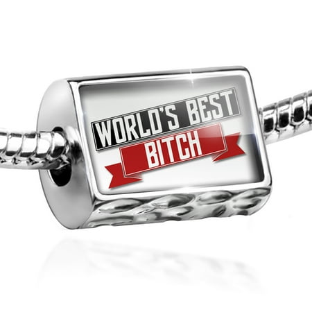 Bead Worlds Best Bitch Charm Fits All European (Best Bitch In The World)