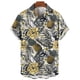 thumbnail image 4 of Camisas hawaianas con estampado 3D de frutas Y2k para hombre y mujer, ropa informal vintage para vacaciones en la playa, blusa con solapa, camisa lisa, verano 2023, 4 of 5