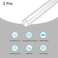 thumbnail image 3 of Acrylic Pipe Clear Rigid Round Tube 16mm ID 20mm OD 10" for Lamps and Lanterns, Water Cooling System 2pcs, 3 of 6