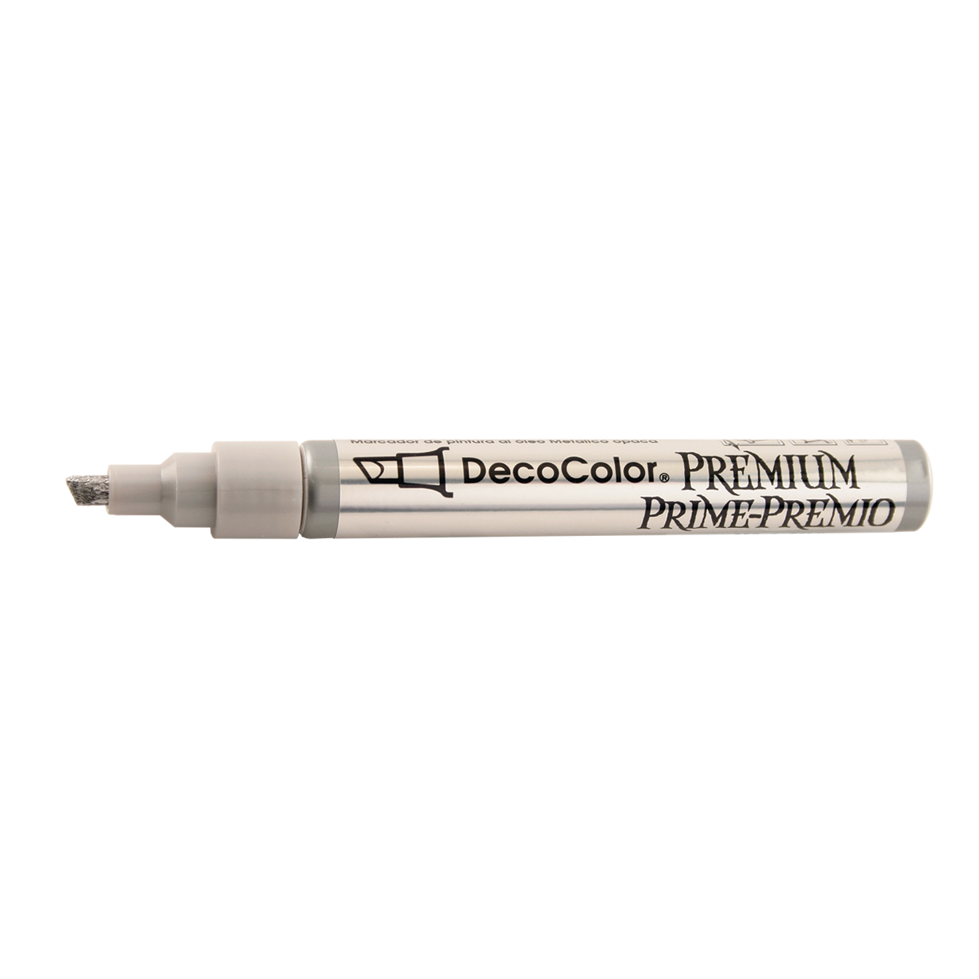 Marvy Uchida DecoColor Premium Metallic Paint Marker, Chisel Tip, Silver, 551740234 - image 4 of 7